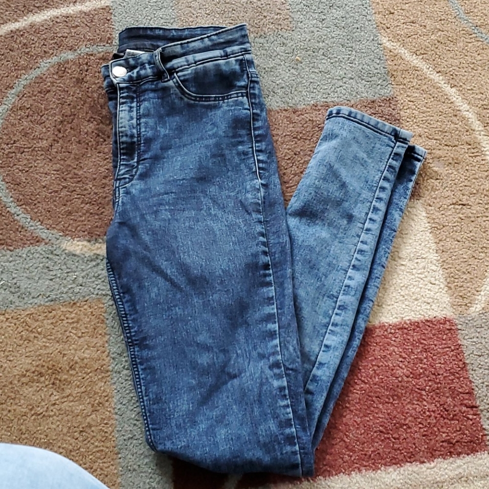 H&M high waisted denim jeans